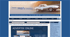 Desktop Screenshot of classiccarwebsite.com